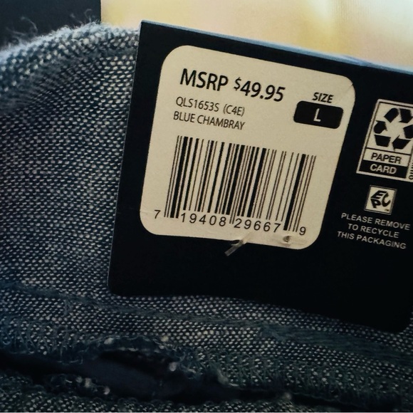 Women's  Gap Blue Casual  linen Shorts - Picture 4 of 6